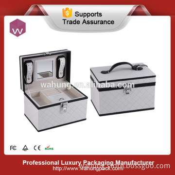 heart shape leather jewelry box, box for leather jewelry box (WH-1861)